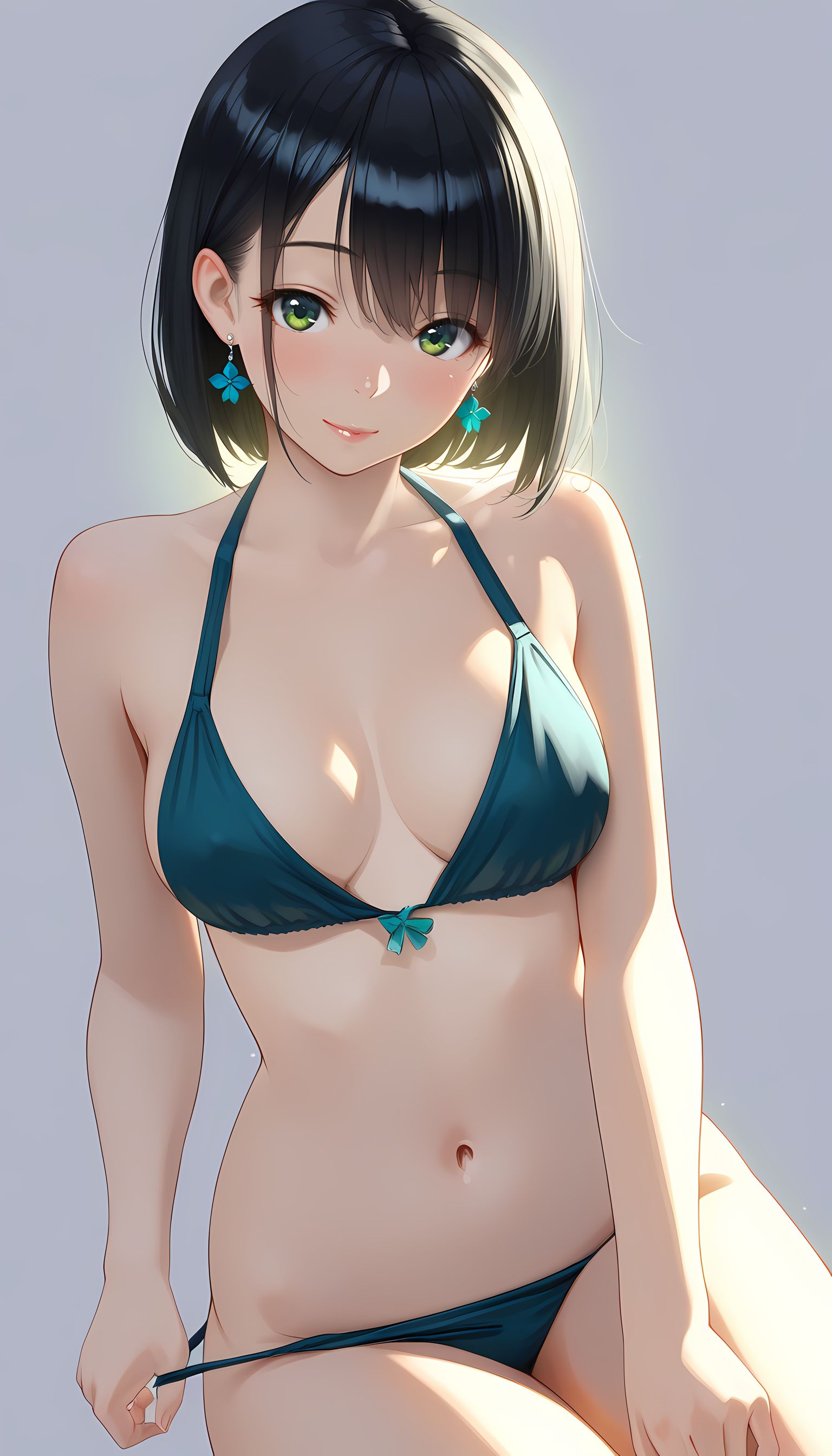 【翠乃もえ】もえちゃんのビキニ姿がエロすぎて、勃起するぅ！